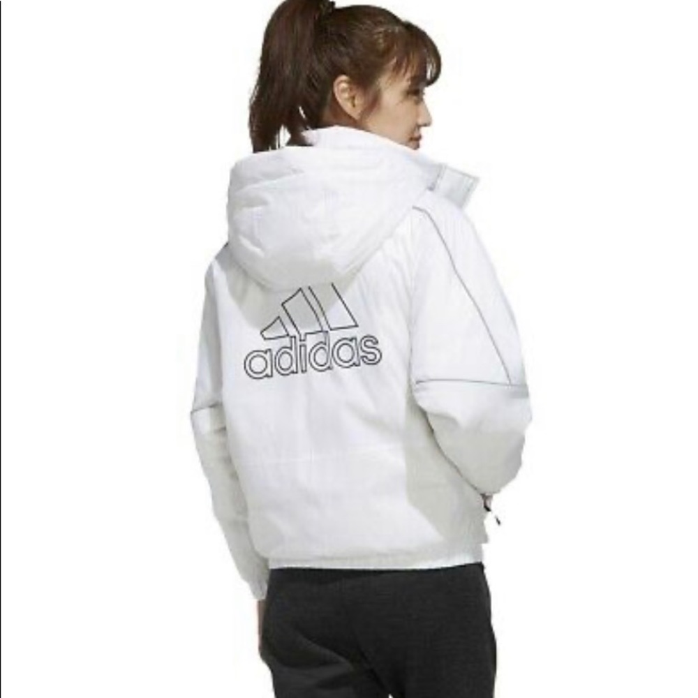 White Down Adidas Jacket